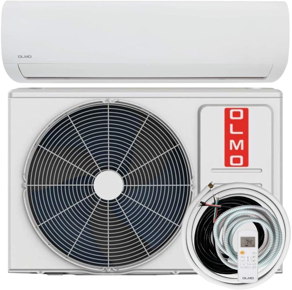 OLMO Alpic 9000 BTU 110 120V Ductless Mini Split AC